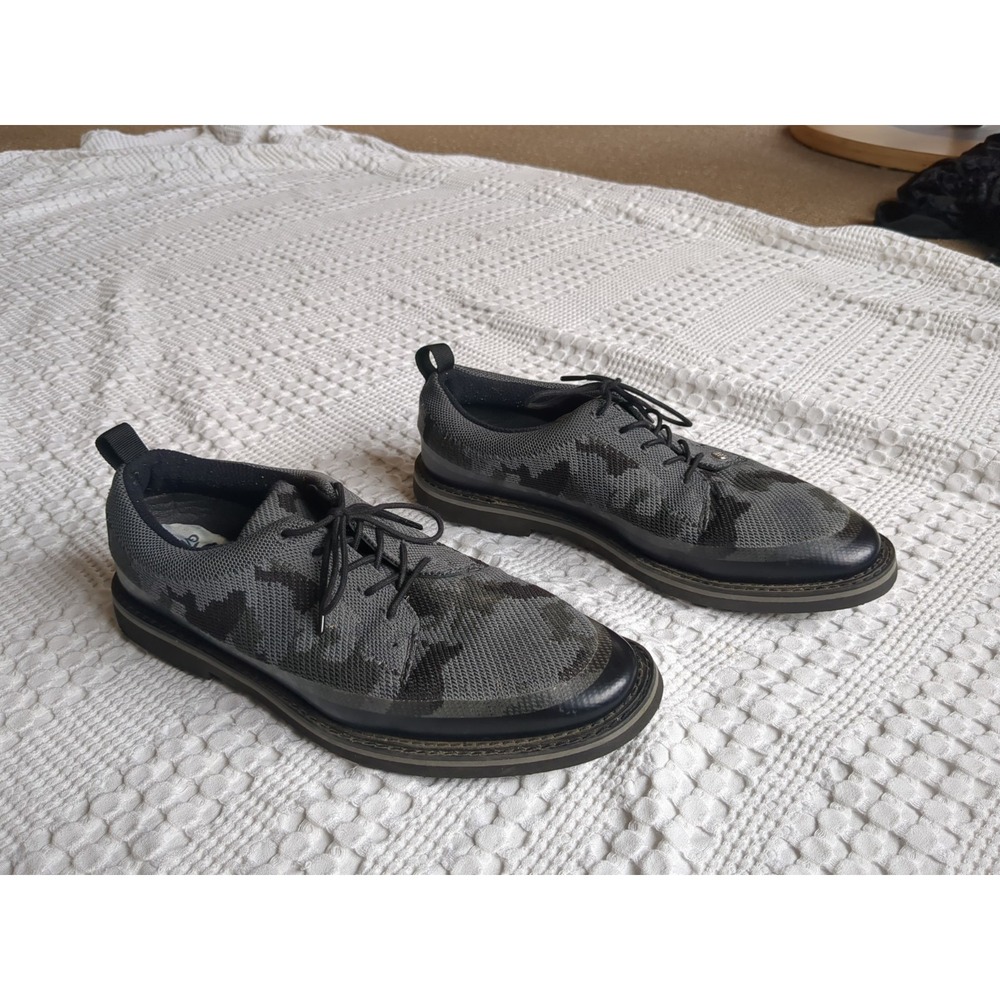 G/Fore Gallivanter Men's Camo Knit Tuxedo Golf Shoes Size 10 Onyx Grey